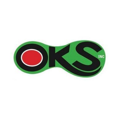 Green logo with 
