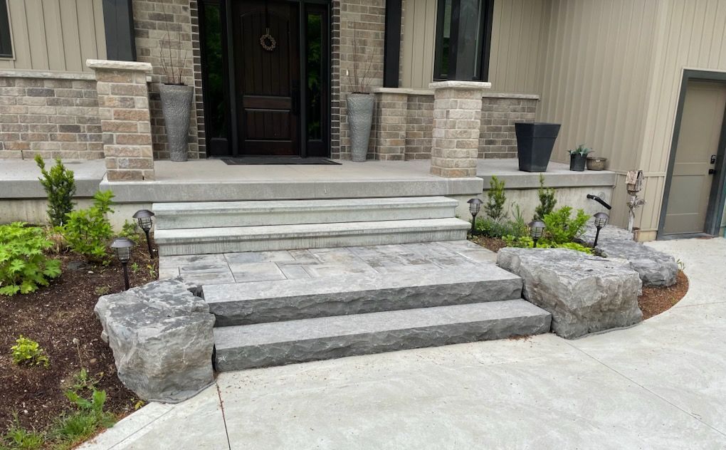 stone stairs installer near me, stone steps installation hamilton on, stone pathway hamilton