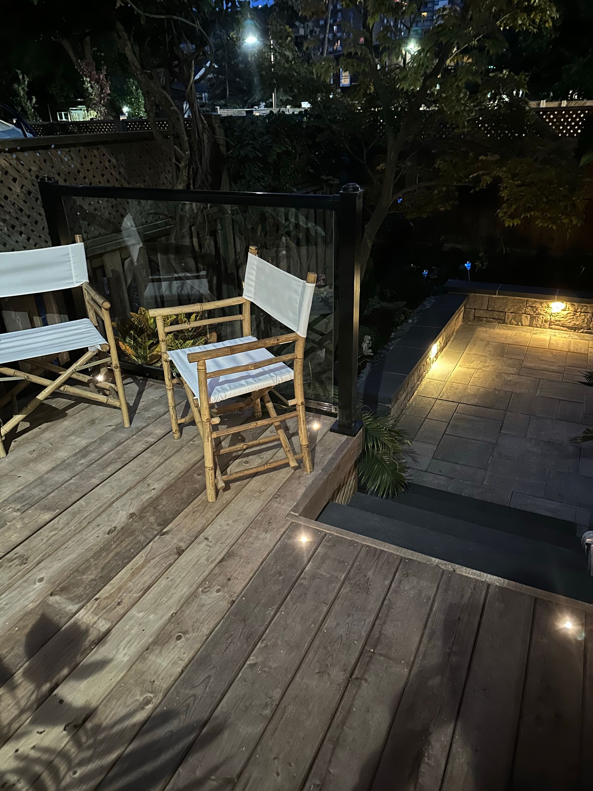 two-tier concrete porch Hamilton build
