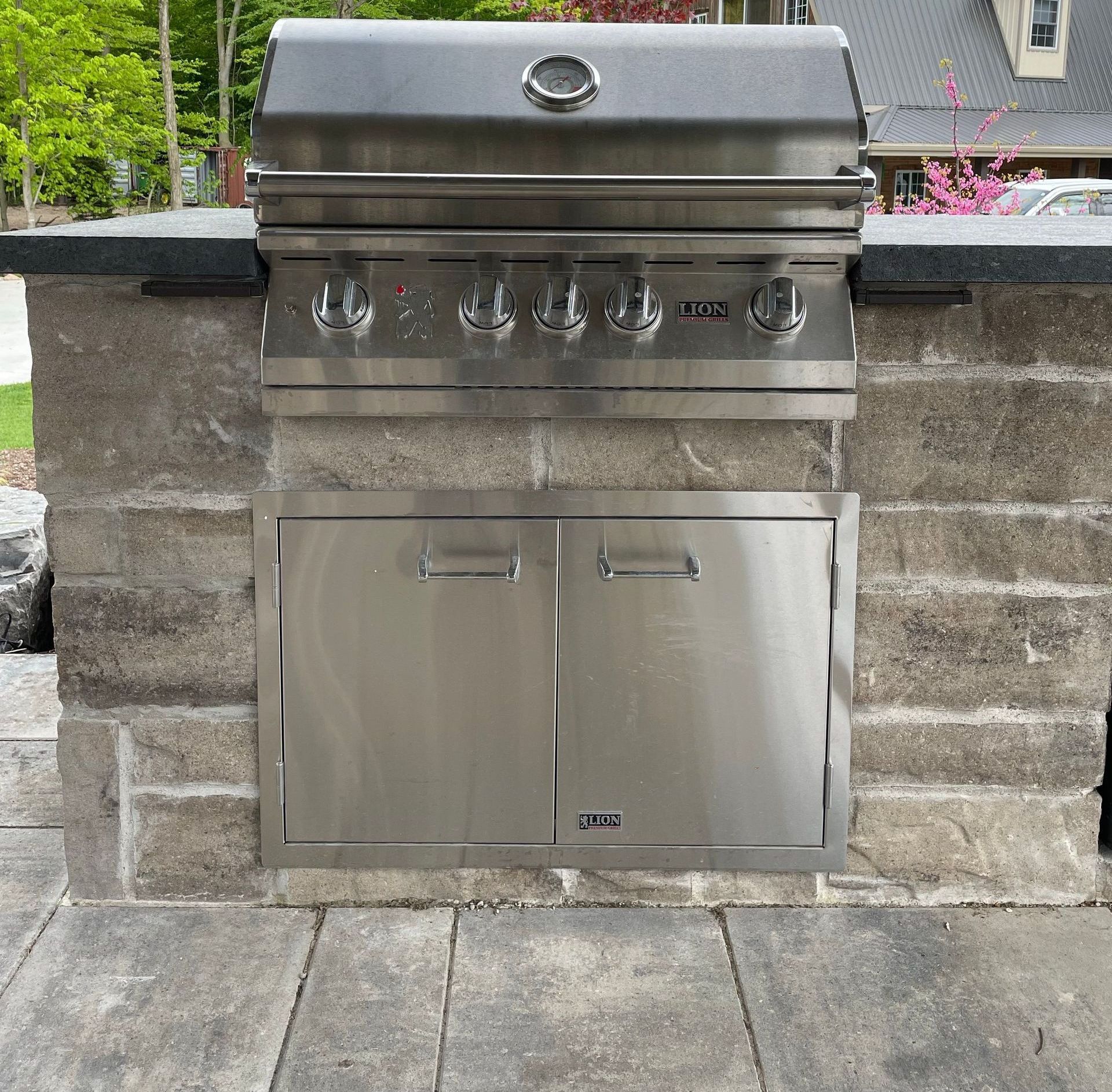 outdoor kitchen bbq installation hamilton on, stone countertop installation hamilton