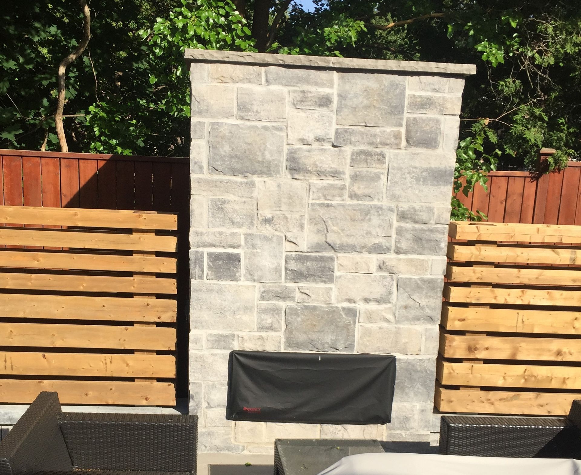entry step construction by professional stone mason Hamilton

