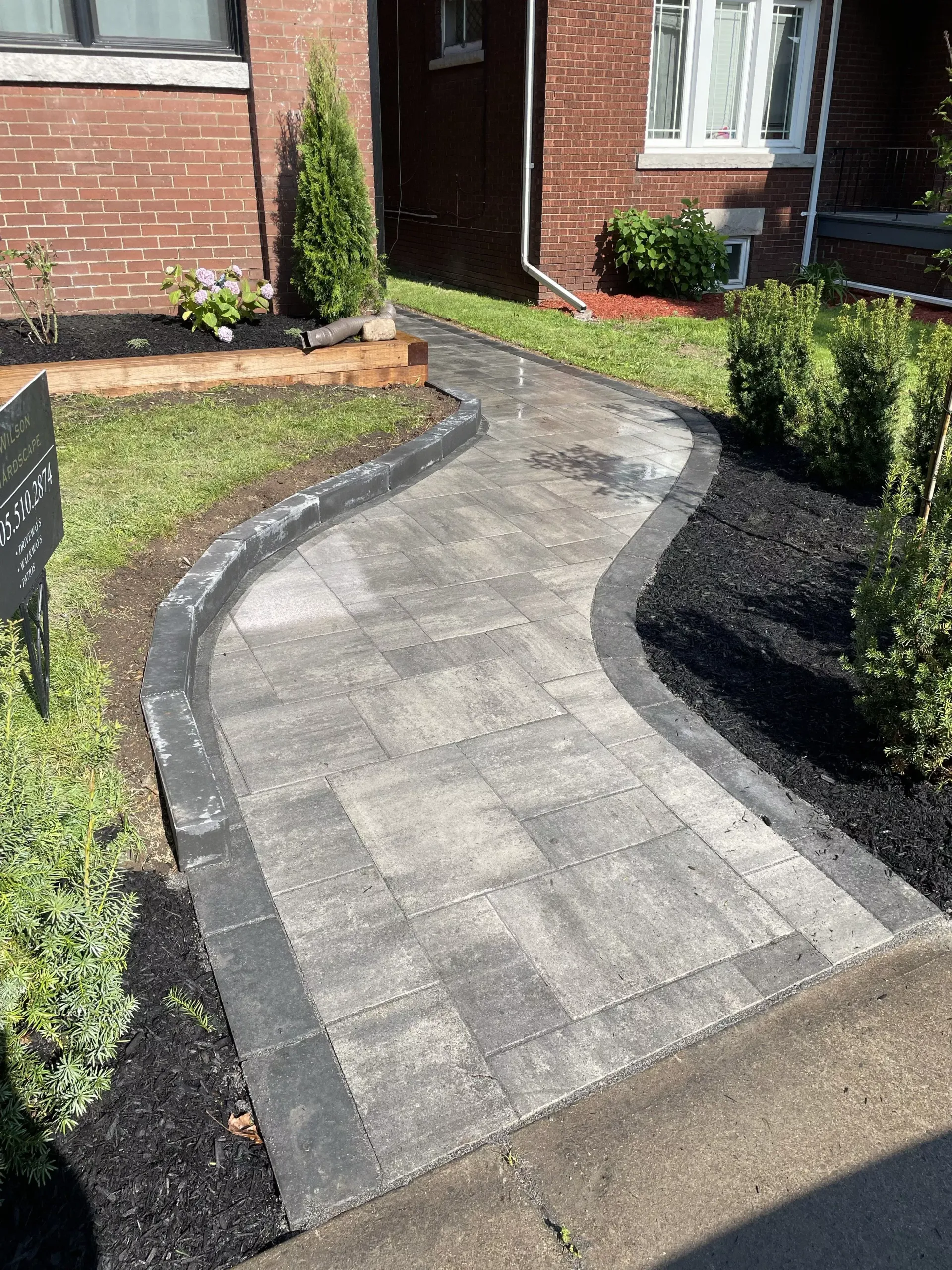 walkway paving mississauga ontario, stone walkway installation mississauga