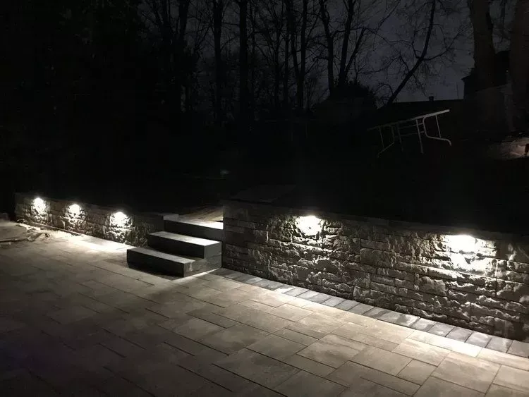 outdoor lighting installation in oakville ontario, landscape lighting installation in oakville ontario