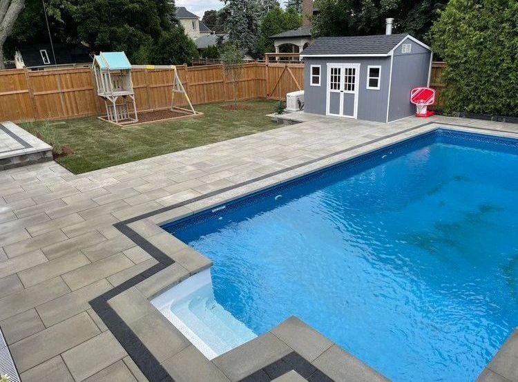 swimming pool coping hamilton ontario, stone coping hamilton ontario