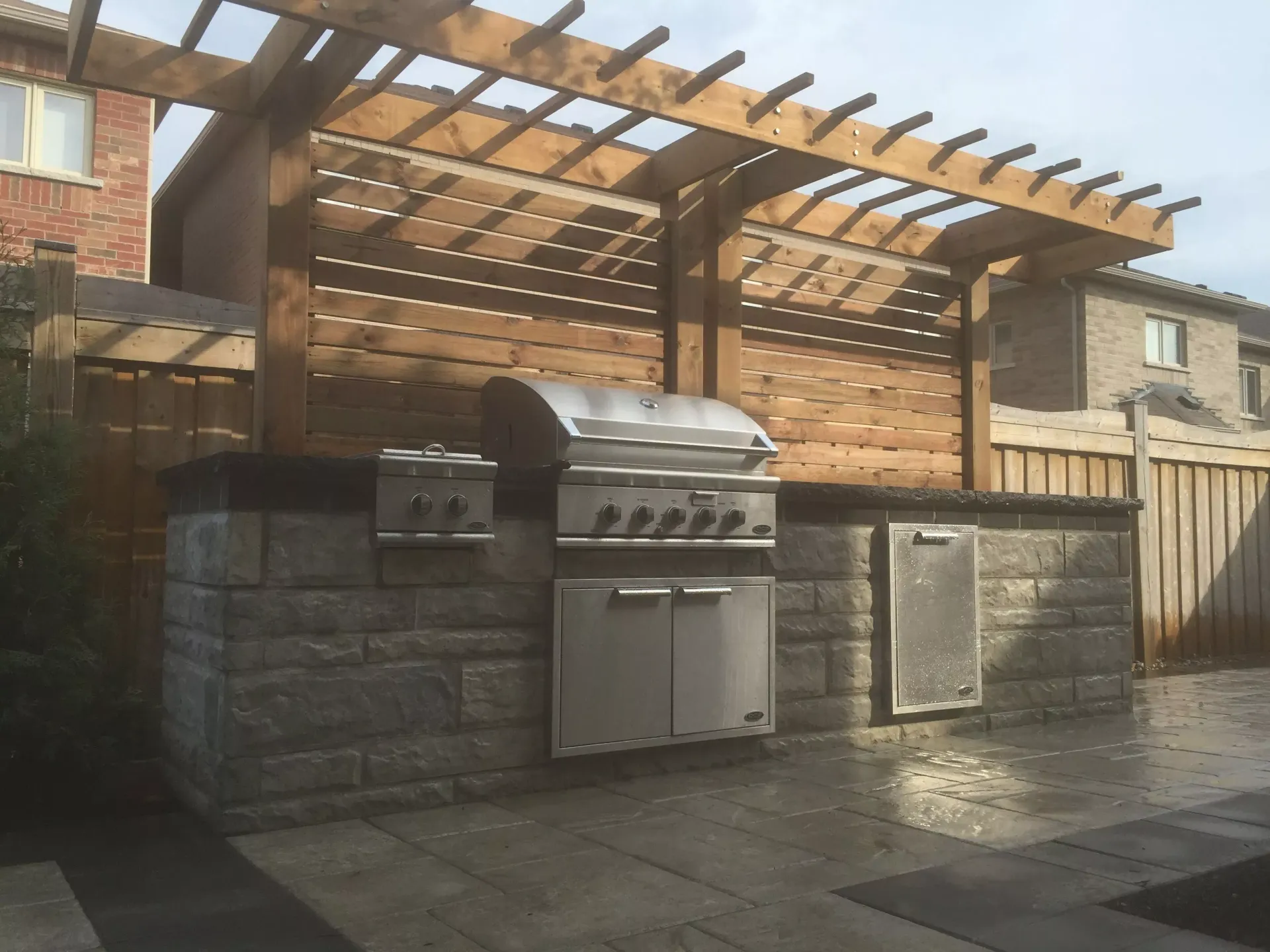 outdoor fireplace installation mississauga ontario, outdoor stone bbq mississauga on