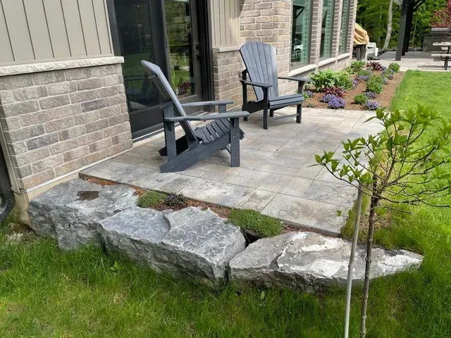 stone patios, stone patio near me, stone patio hamilton ontario, hardscaping near me