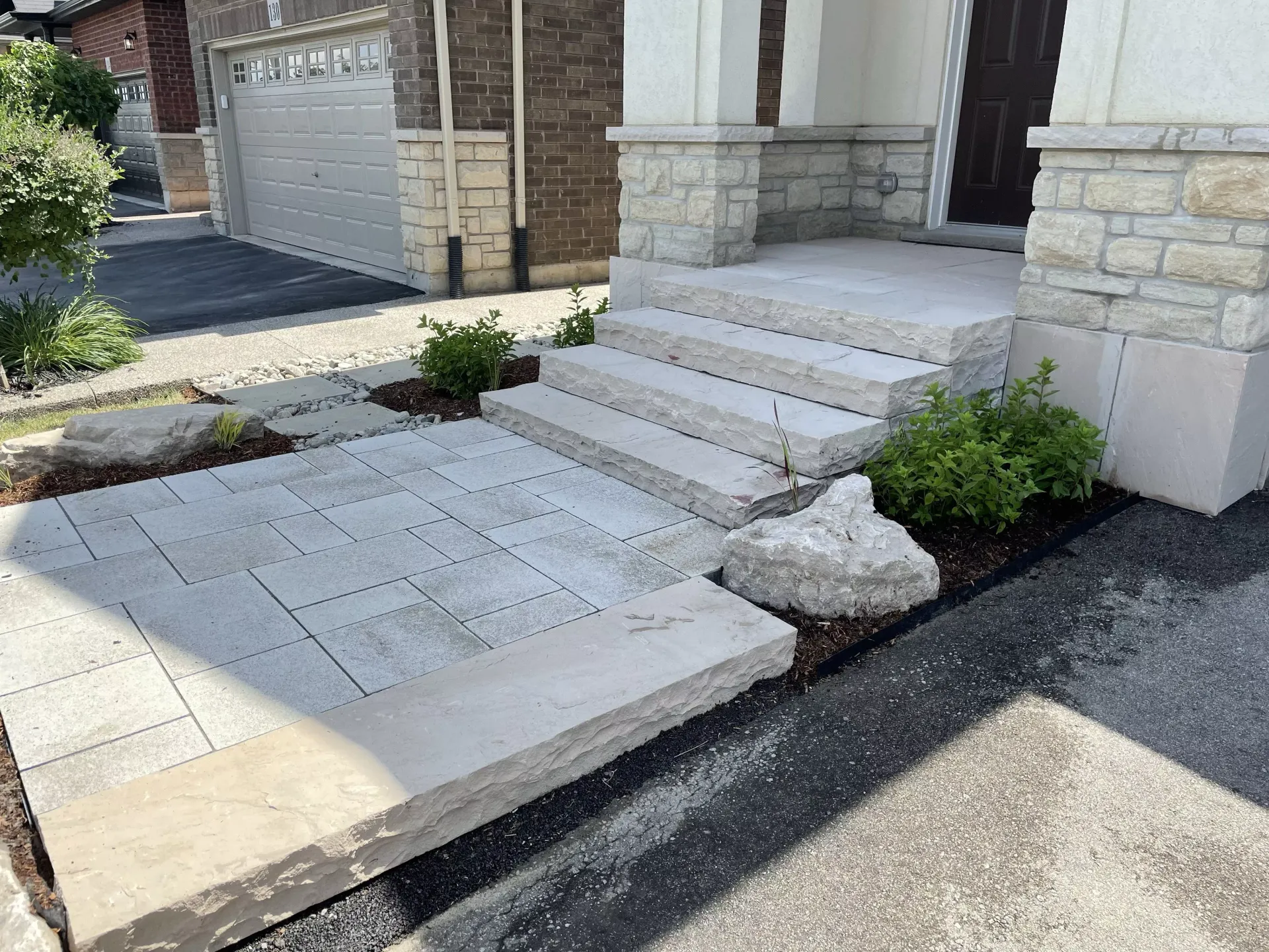 paving near me, walkway pavers near me, walkway paving milton on, stone steps milton on