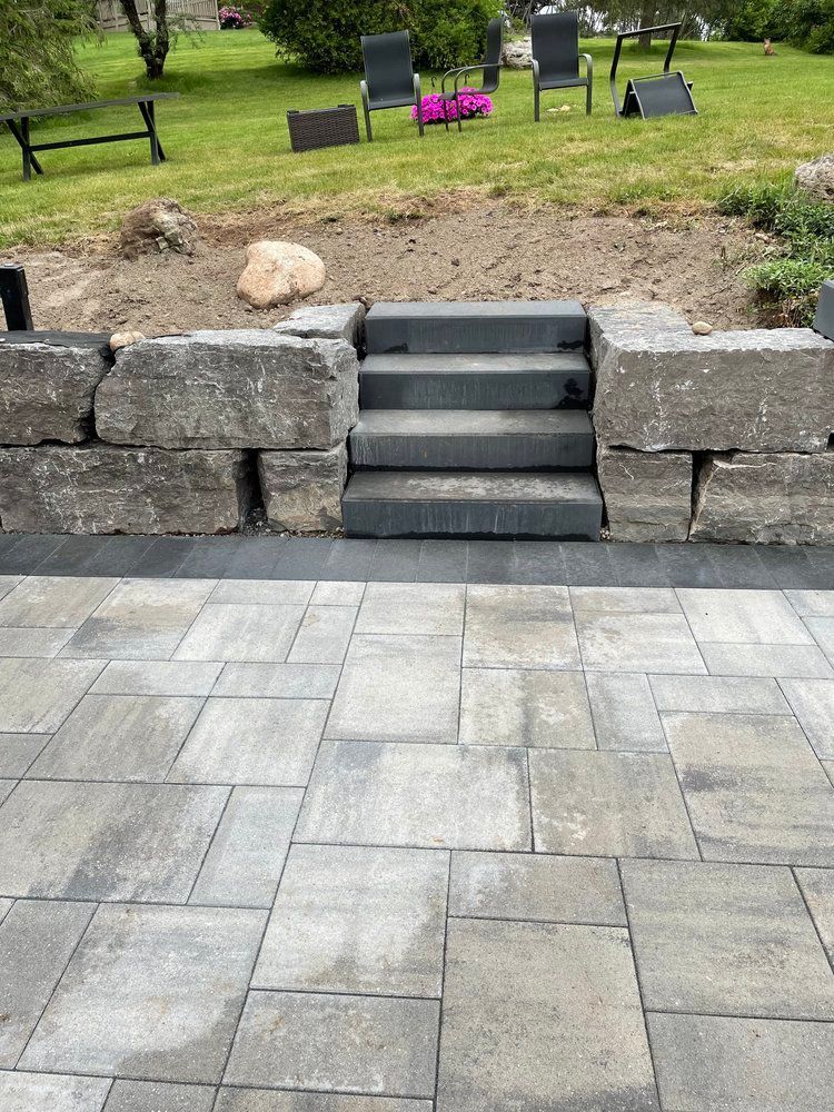 premium stone edging installed by stone mason near me