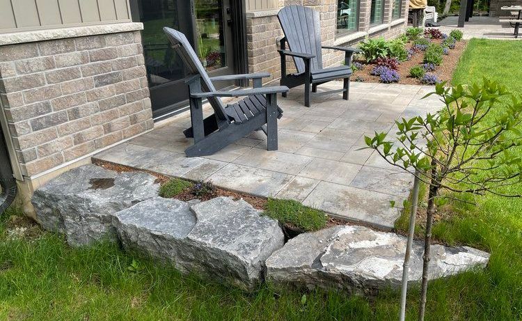 stone patio hamilton on, armourstone near me, patio installation hamilton ontario