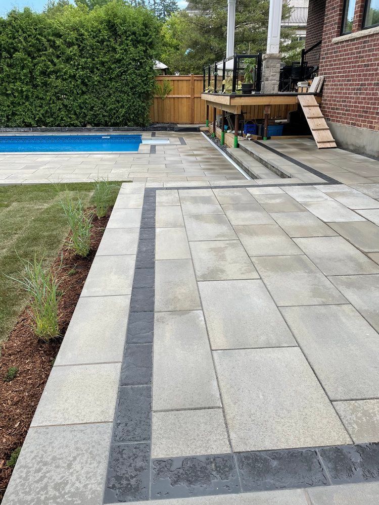 smooth concrete walkway installation Hamilton project