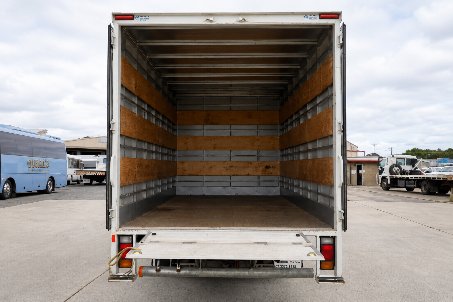 Back of Rubbish Truck — Rob's Rubbish Removal in Byron Bay, NSW