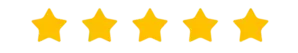 A row of yellow arrows on a white background.