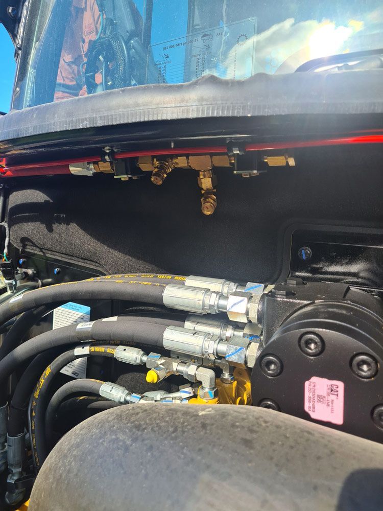 A Hydraulic System On A Tractor — East-West Fire Services In Garbutt, QLD