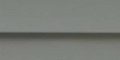 Gray horizontal siding, a line runs horizontally.