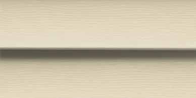 Beige siding with a dark horizontal line.