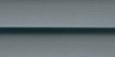 Gray siding with horizontal grooves, a dark shadow runs through the middle.