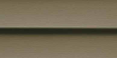 Tan siding with a horizontal dark shadow line.
