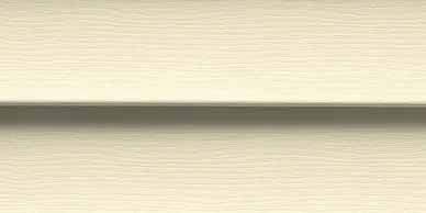 Beige siding with a dark shadow.