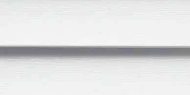 White horizontal siding with a gray shadow line.