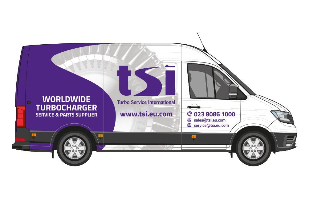 Van Graphics for TSI, Totton, Southampton