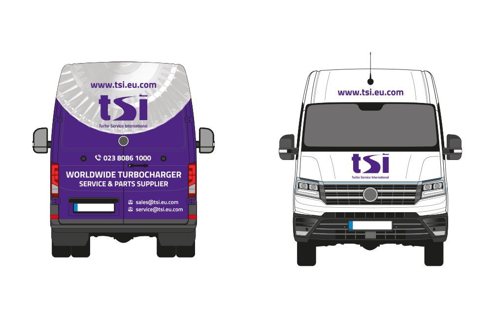 Van Graphics for TSI, Totton, Southampton