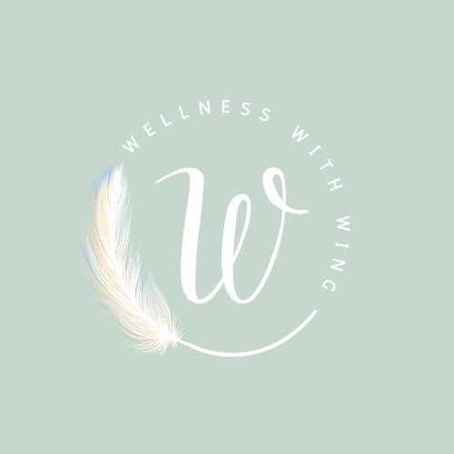 Wellness with wing logo