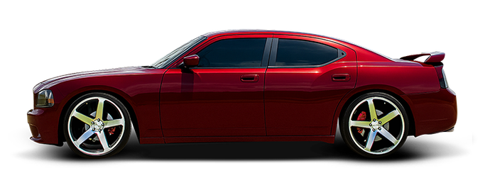 Dodge Red Side View | Trinity Auto Service