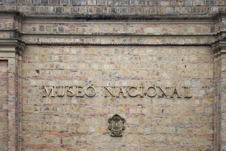Facade of the National Museum of Colombia in downtown Bogotá, just minutes from Hotel Virrey Central.