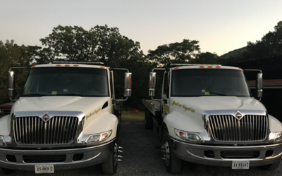 Branded Tow Truck