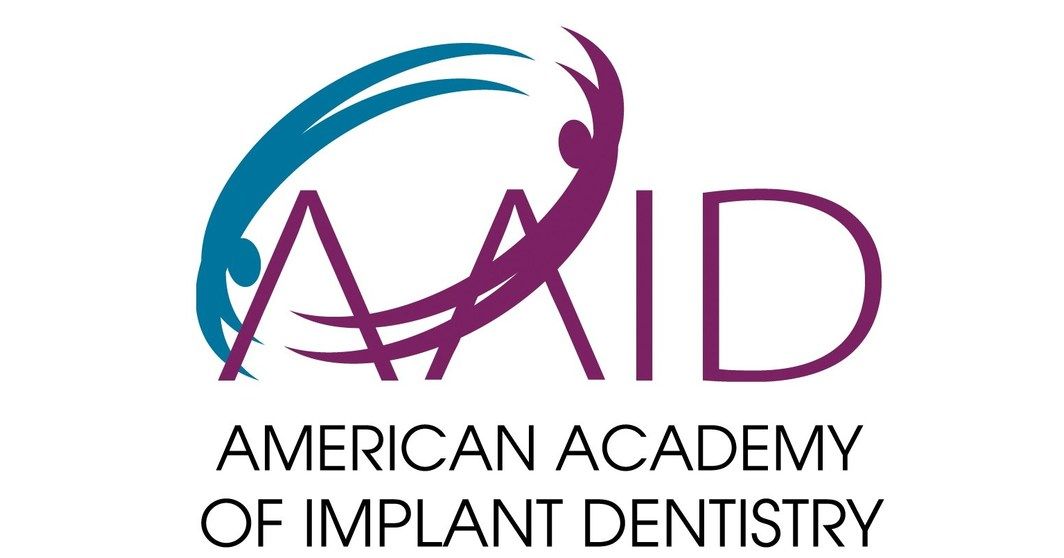 AAID logo: Teal and purple figure-eight shape over the letters AAID.