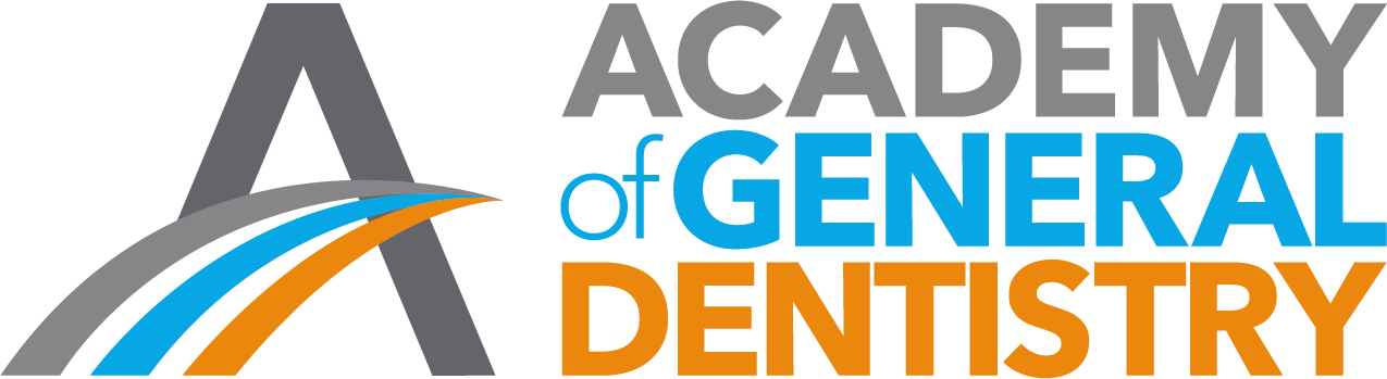 Logo for the Academy of General Dentistry: gray