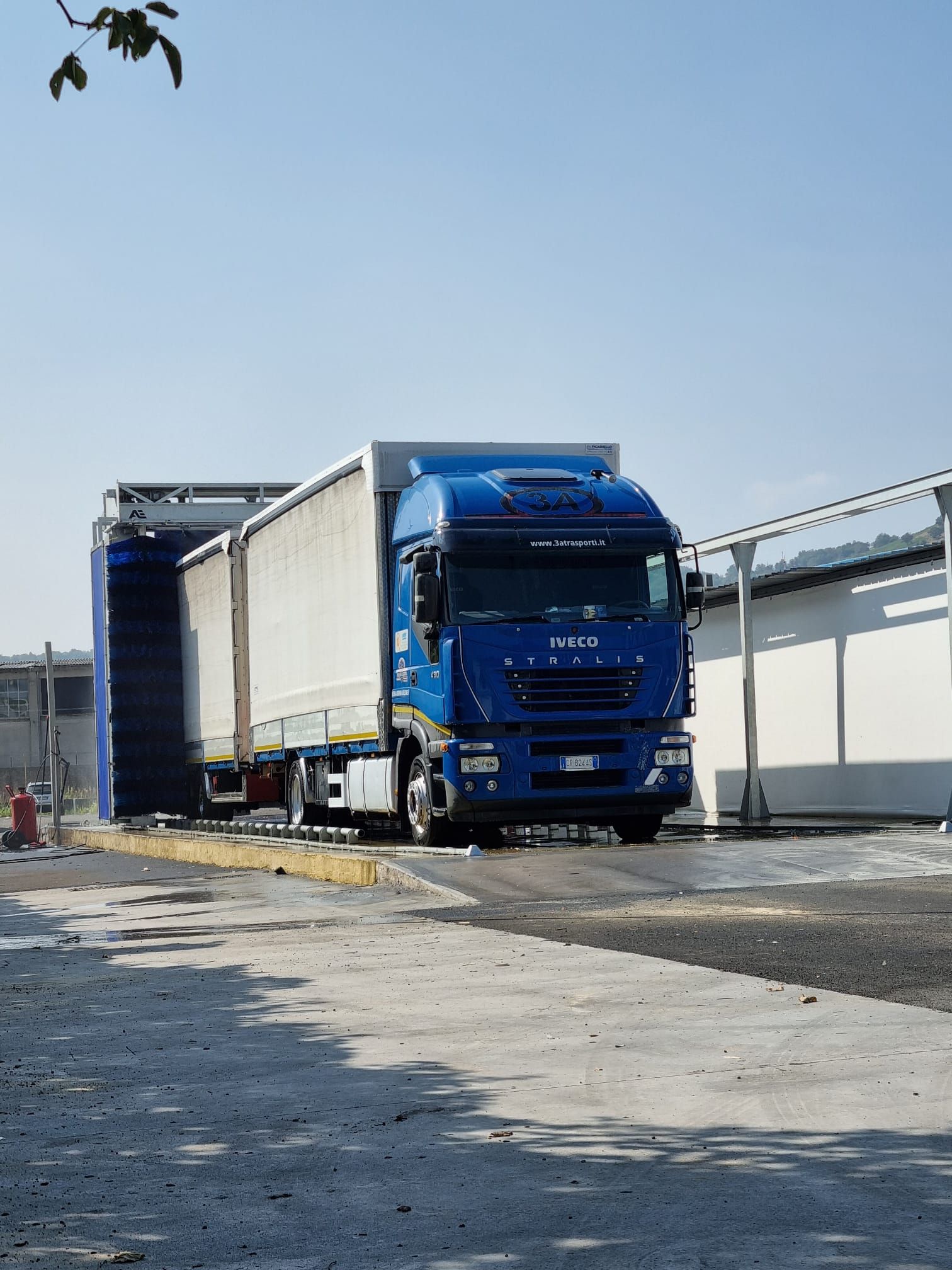 lavaggio camion