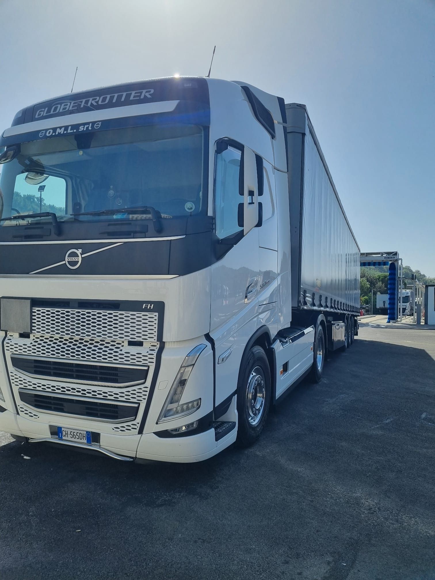 lavaggio camion