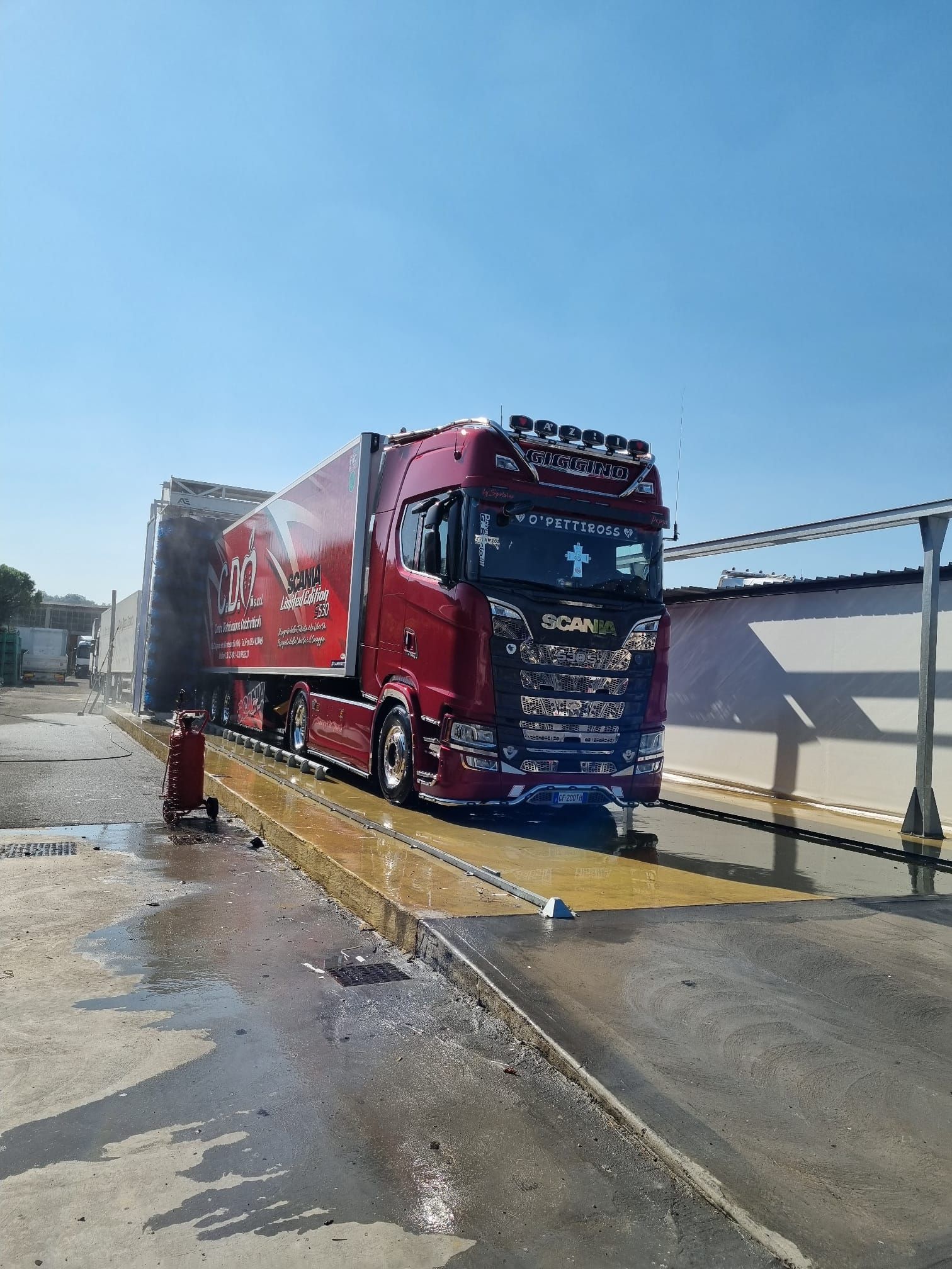 lavaggio camion