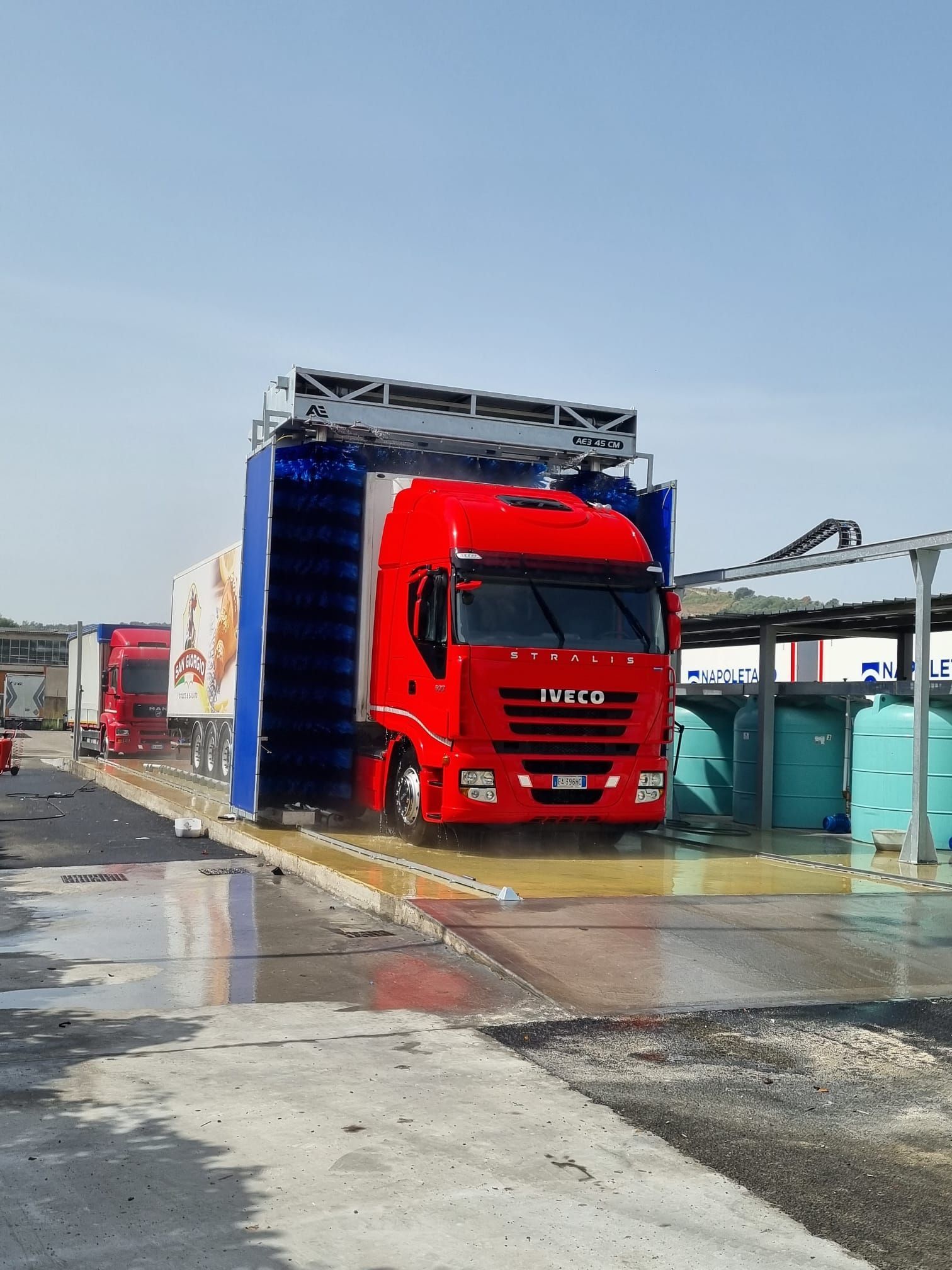 lavaggio camion