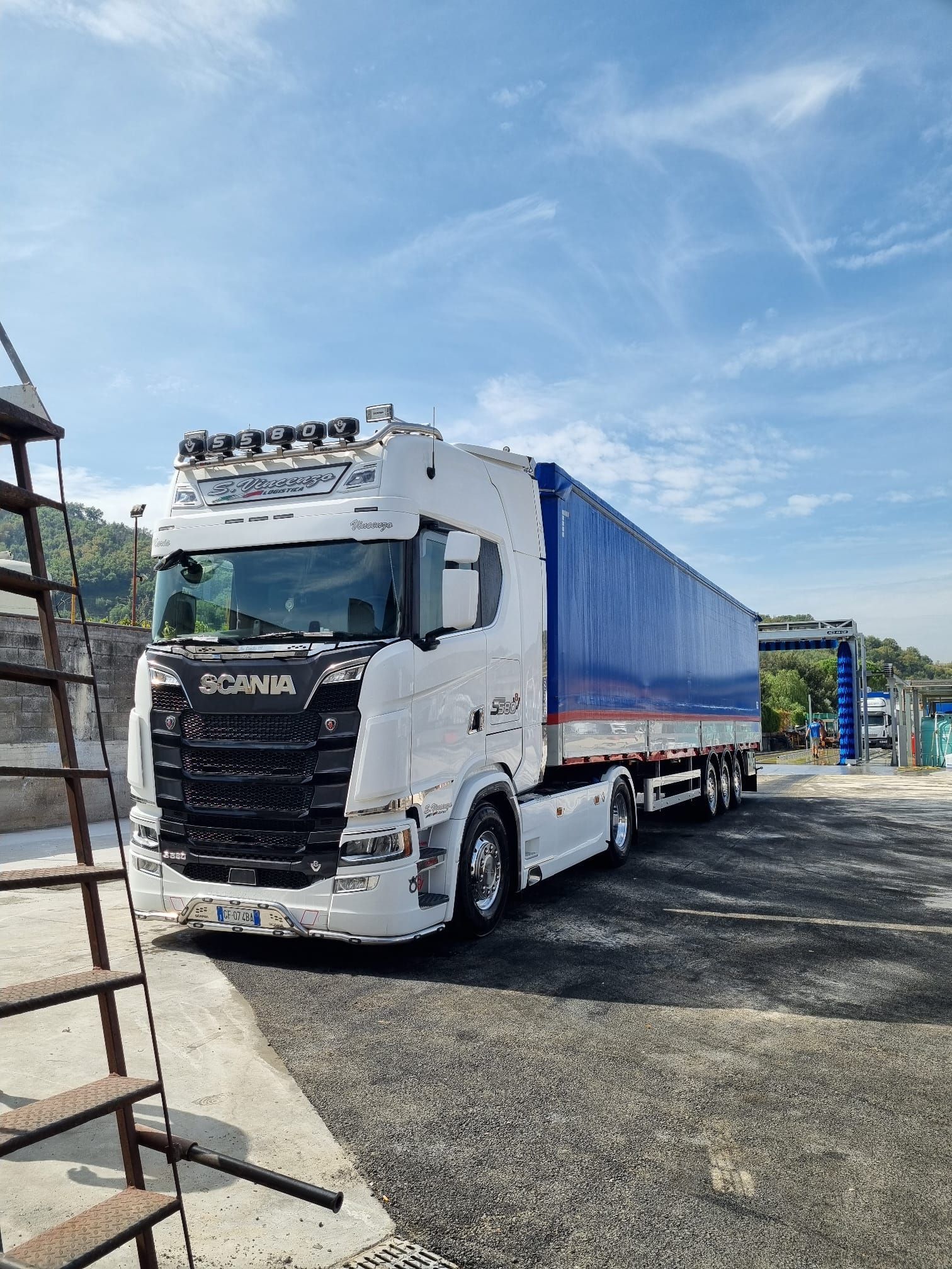 lavaggio camion