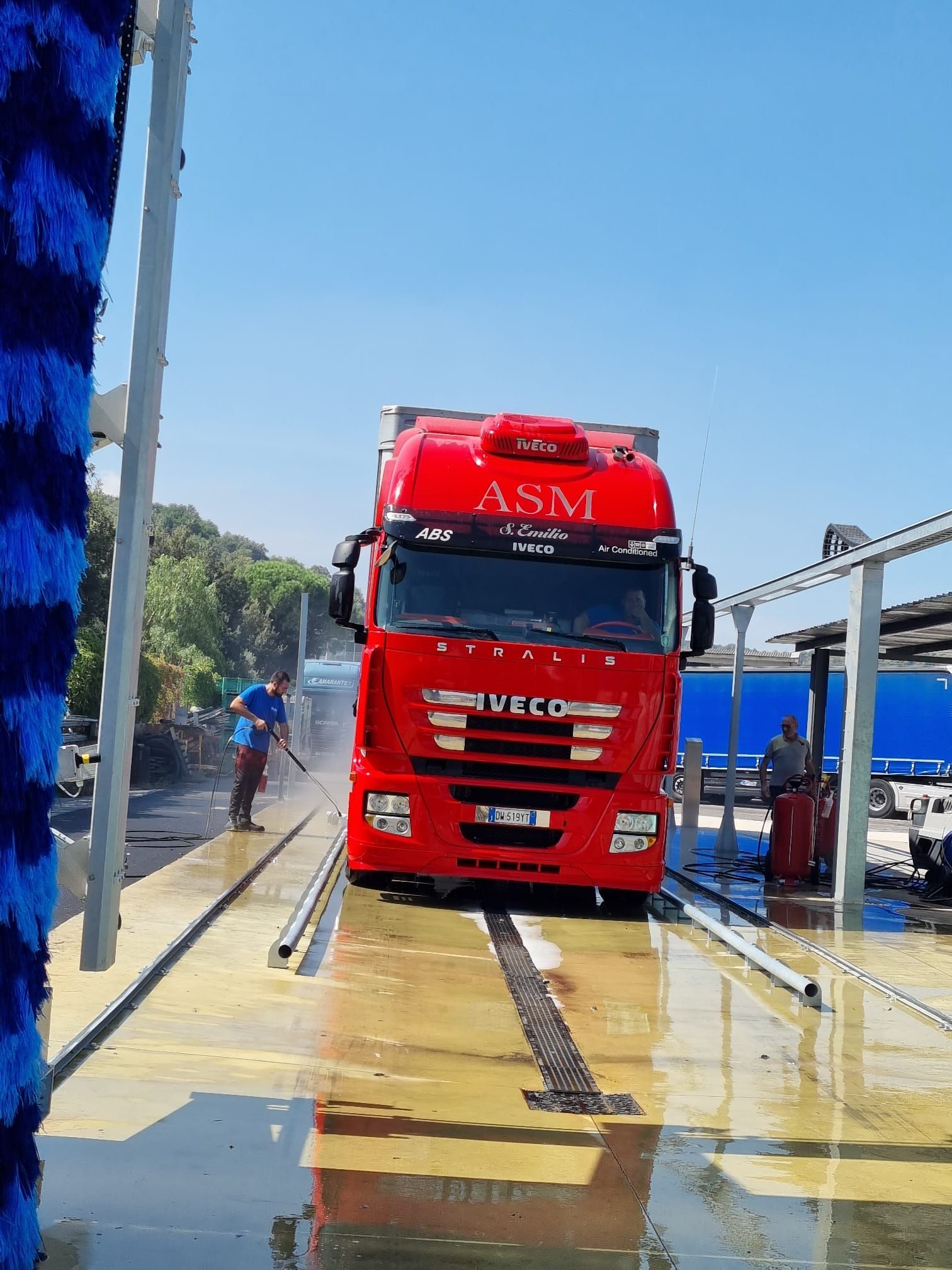 lavaggio camion