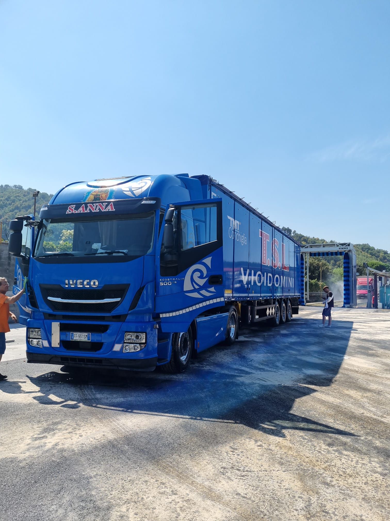 lavaggio camion