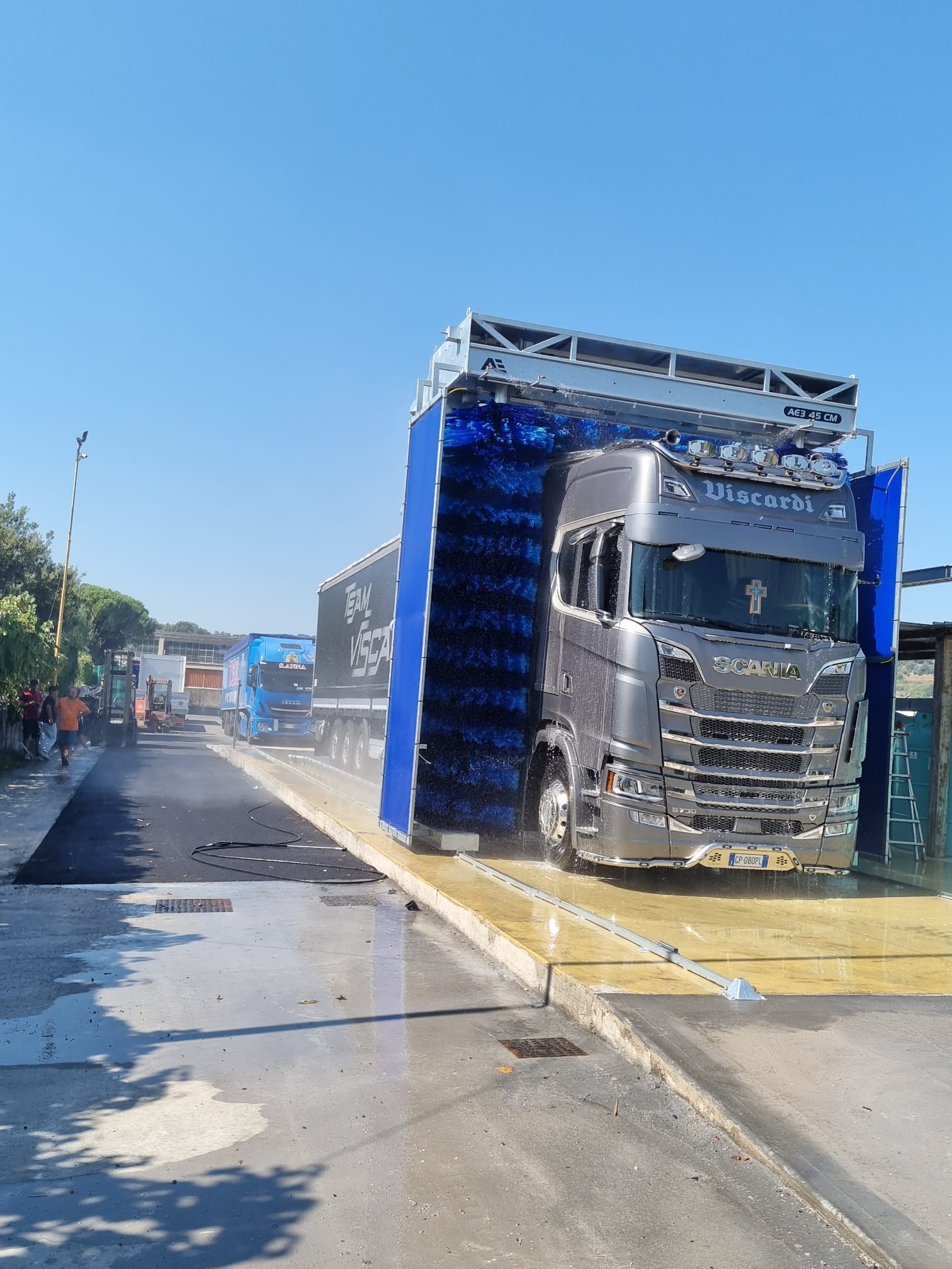 lavaggio camion