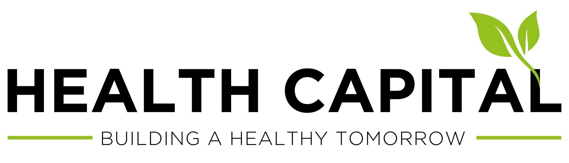 Logo van Health Capital met de tekst