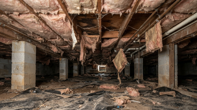 new bedford spray foam insulation crawl space problem