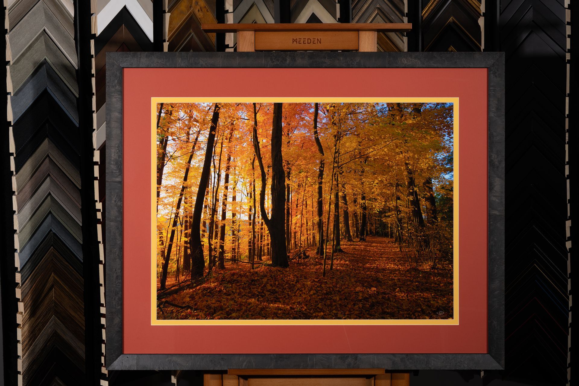 Custom framed print example