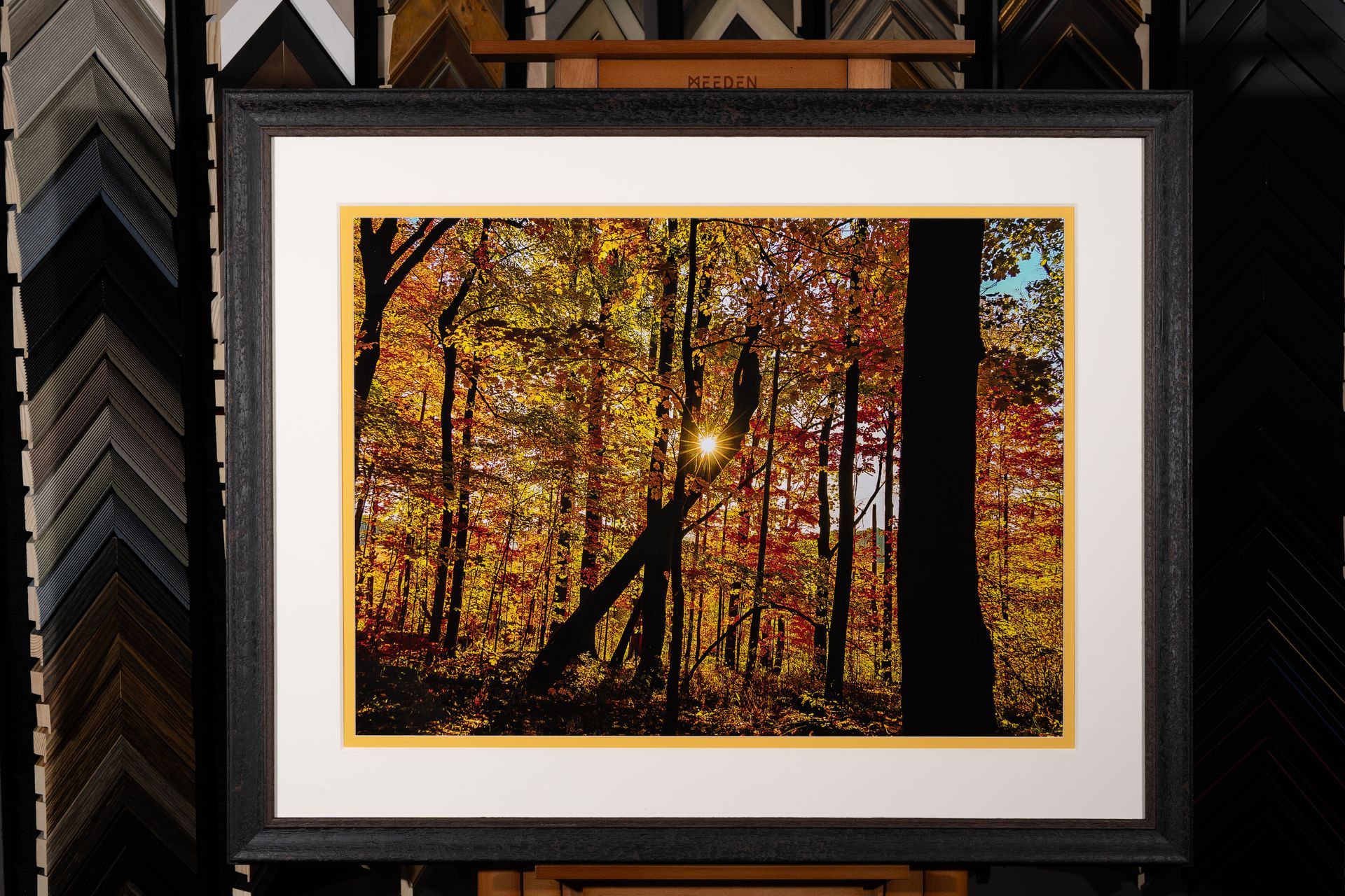 Custom framed print example