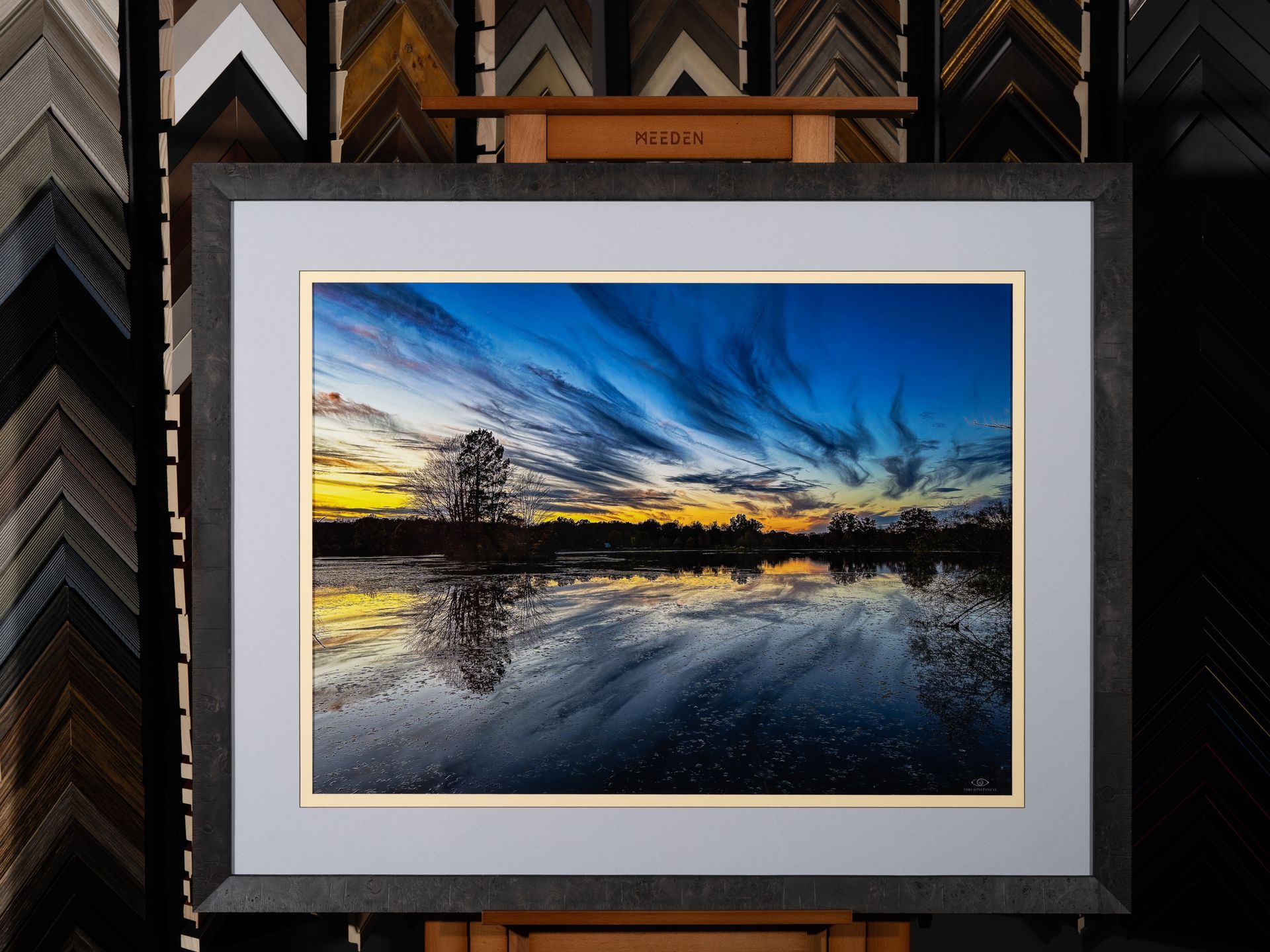 Custom framed print example