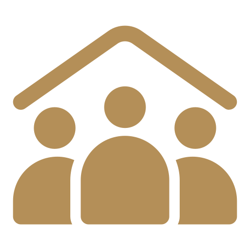 Family and home illustration representing family heirlooms