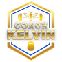 Logo: Gold and blue hexagon with 