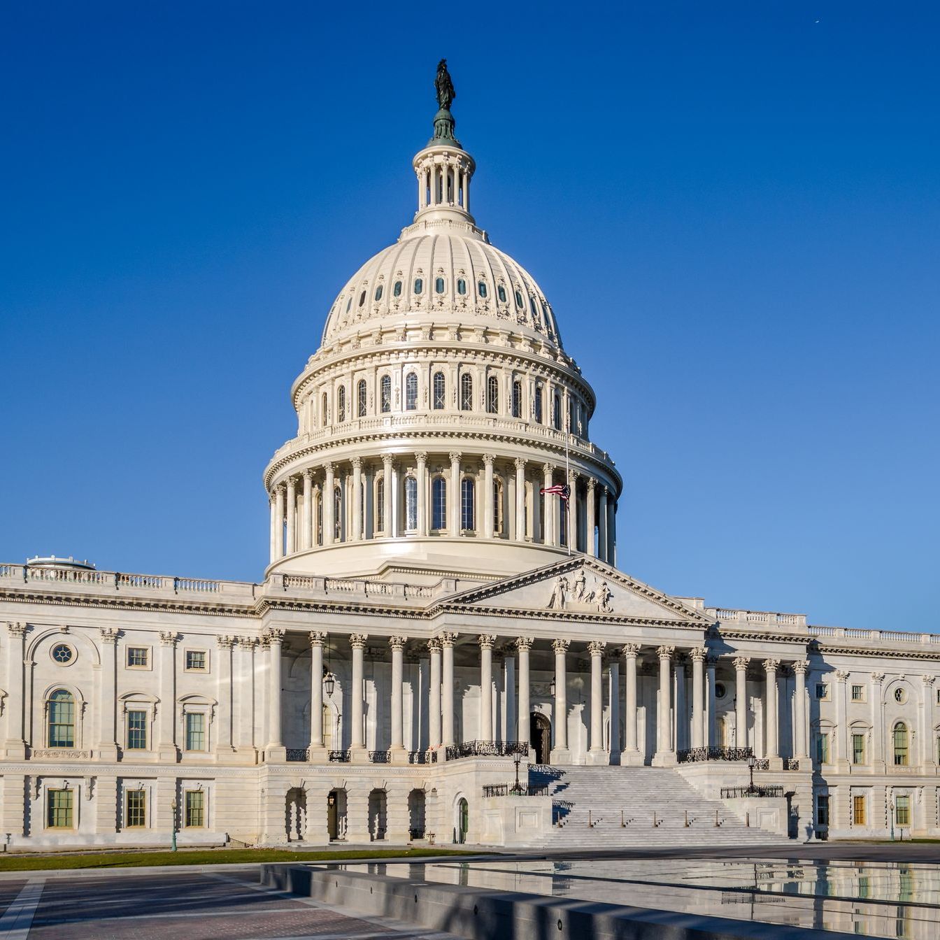 The dome of the capitol building in washington d.c.