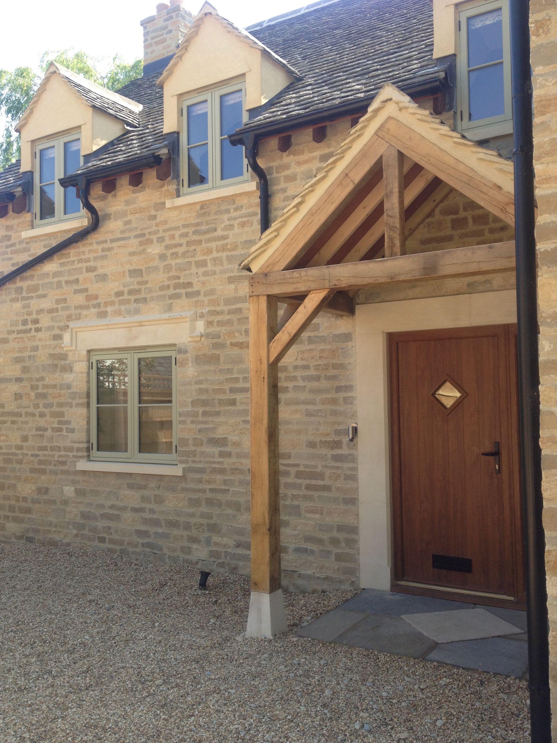 Timber porch on a heritage property.