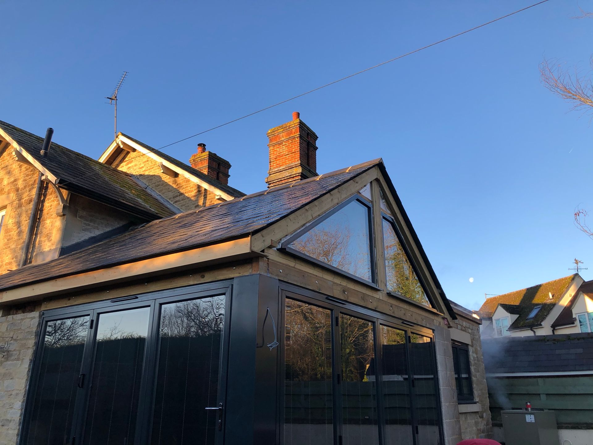 completed roofing