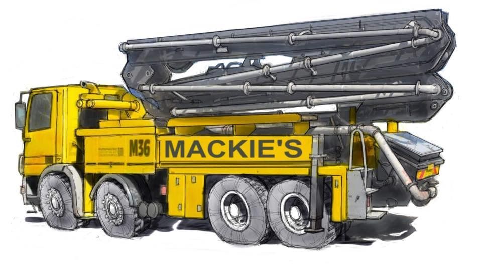 Mackie's Concrete Pumping Truck — Mackie's Concrete Pumping In Taree, NSW